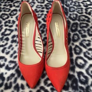 BCBG size 7 red heels